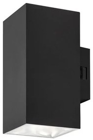 Aplica LED iluminat exterior ambiental, Protectie IP65 Urfa II negru