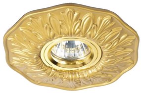 Plafonieră încastrată 1xGU10/50W/230V aurie Ideal Lux