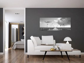 Tablou - Promenada la mal (120x50 cm)