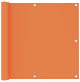 Paravan de balcon, portocaliu, 90 x 300 cm, tesatura oxford Portocaliu, 90 x 300 cm