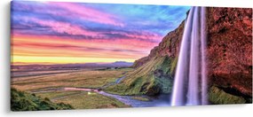 Tablou - Cascada Seljalandsfoss (120x50 cm)