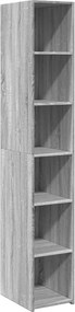 vidaXL Dulap înalt, gri sonoma, 30x41x185 cm, lemn prelucrat