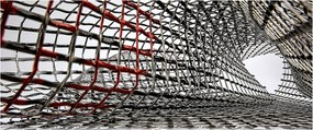 Tablou cu construcție din fier (120x50 cm)