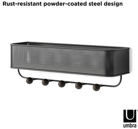 Cuier pentru chei de montat pe perete din metal Estique – Umbra