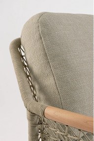 Canapea de grădină maro deschis din lemn de acacia Eulero – Bizzotto