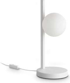 Veioza/Lampa de masa stil minimalist BINOMIO TL1 BIANCO