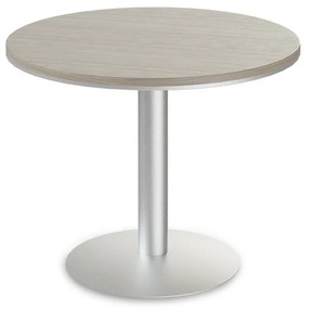 Masa de intalnire TopOffice, diametru 100 cm, driftwood