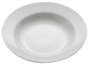 Farfurie din porțelan pentru supă Maxwell &amp; Williams Basic Bistro, ø 22,5 cm, alb