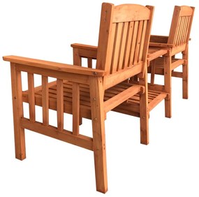 Garnitura gradina din lemn pentru 2 persoane