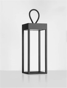 Lampa decorativa de exterior LED portabila LUCIA negru