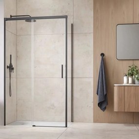 Perete lateral dreapta Radaway Idea KDJ 75 cm finisaj GunMetal periat-transparent sticla 6 mm