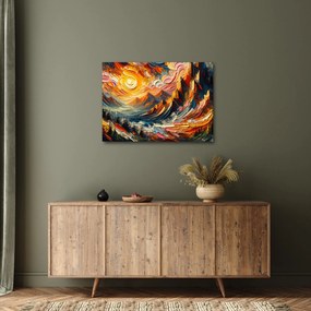Tablou - Munte acoperit de soare (70x50 cm)
