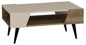 Măsuță de cafea Pitudu 2 (Nuc + bej) . 1093258