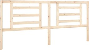vidaXL Tăblie de pat, 206x4x100 cm, lemn masiv de pin