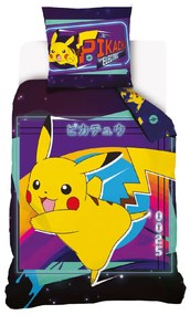 Pokémon Electric set de lenjerie de pat 140×200cm, 70×90 cm