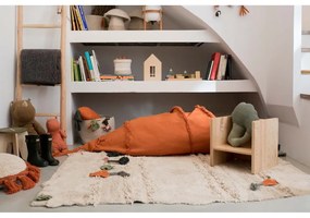 Coș de jucării pentru copii crem din material textil ø 30x23 cm Veggies – Lorena Canals