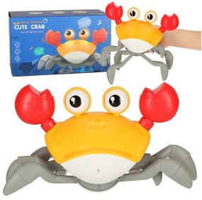 Crab crawler interactiv cu sunet  galben