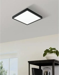 Eglo 78814 - plafonieră LED FUEVA LED/17W/230V 21x21 cm neagră