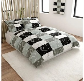 Lenjerie de pat din crep KASPARO BLEND gri hotelova capsă Dimensiune lenjerie de pat: 70 x 90 cm | 140 x 200 cm