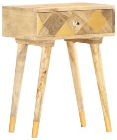 vidaXL Noptieră, 43 x 30 x 58 cm, lemn masiv de mango