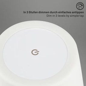 Lampă LED reîncărcabilă dimabilă de exterior Brilo LED/3W/5V IP44 2000 mAh