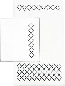 Covorașe de baie crem 2 buc. 60x100 cm Luxury – Foutastic