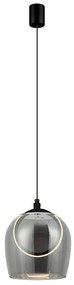 Lustra, Pendul design modern LED LIGHT fumuriu