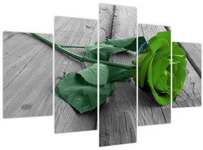 Tablou - Trandafir verde (150x105 cm)