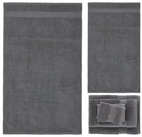 Prosoape de baie gri-închis 6 buc. din bumbac din frotir Anti-Bacterial – Catherine Lansfield
