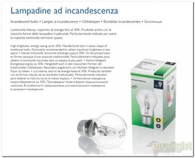 Bec halogen E27 42Watt 630Lm GOCCIA 57620