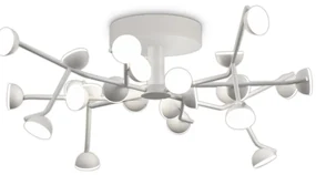 Plafoniera, Lustra aplicata LED design modern ADN alb Small