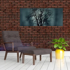 Tablou copaci în eclipsă (120x50 cm)