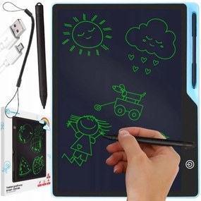 Tableta interactiva 33 cm,pentru copii,USB,Albastru