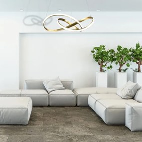 Lustră LED pe cablu CAPPIO LED/36W/230V aurie