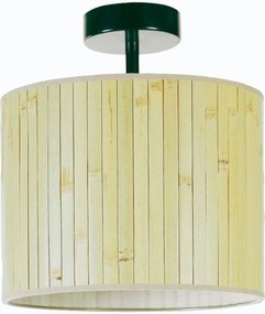 Lustra 846STL5124, bej/negru, lemn/metal, 30x30 cm