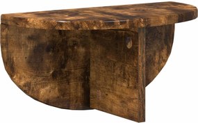 vidaXL Raft de perete Stejar fumuriu 38 x 19 x 19 cm Lemn compozit