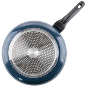 Tigaie Luigi Ferrero Prima FR-2833, 28x5.5 cm, Acoperire antiaderenta cu efect de marmura, Conductivitate optima, Inductie, Albastru inchis