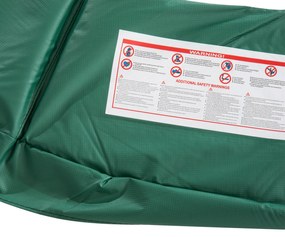 Homcom Copertura di protezione per trampolino elastico, Verde, Ø305cm
