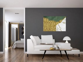 Tablou - Marmură verde N⁰2 (90x60 cm)