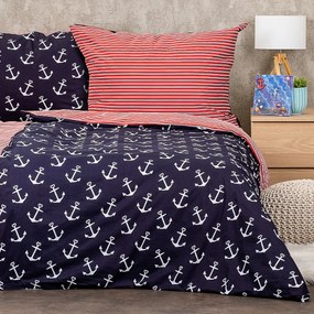 Lenjerie de pat din bumbac 4Home Marine, 160 x 200 cm, 70 x 80 cm