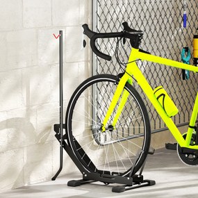 SPORTNOW Suport pentru Biciclete Reglabil din Oțel și Plastic, Negru | Aosom Romania