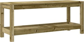 vidaXL Bancă de grădină, 108x35x45 cm, lemn masiv de pin tratat