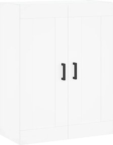 vidaXL Dulap montat pe perete, alb, 69,5x34x90 cm, lemn prelucrat