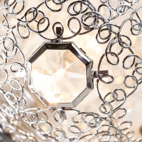 Eglo 32103 - Lustră aplicată LED VELAGO, 5xG9/33W/230V, crom lucios