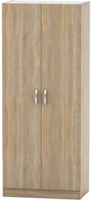 Dulap BETTY 2 BE02-002-00, stejar sonoma, DTD laminat, cu 2 usi, 90x5