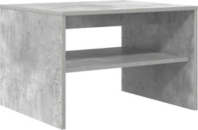 vidaXL Masă de cafea Gri din beton 60 x 50 x 40 cm Lemn compozit