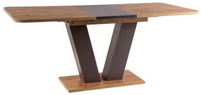 Masa extensibila Platon stejar wotan/maro L136-176 cm