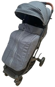 Carucior sport compact cu spatar reglabil, functie de pliere tip troller si husa de picioare. 6-36 luni, Gri - CPC-61-gri
