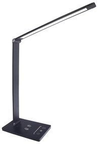 Lampă LED de masă cu încărcare fără fir VARIO LED/5W/230V 3000-6000K negru
