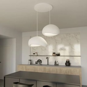 Brilagi - Candelabru suspendat cu cablu WABI SABI, 2xE27/40W/230V, Ø 60 cm, alb
